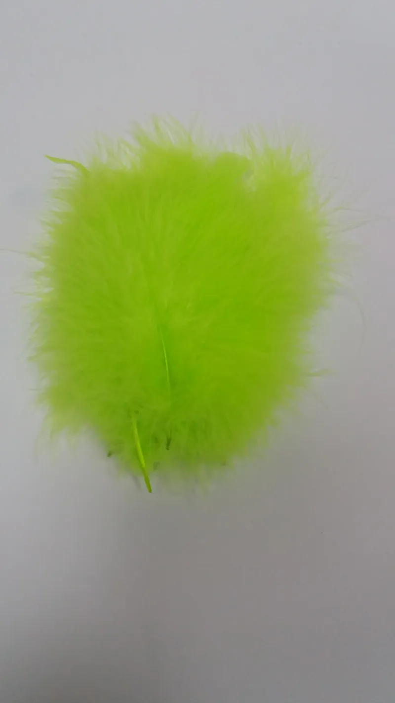 Flybox Premium Marabou in Citrus Chartreuse-2
